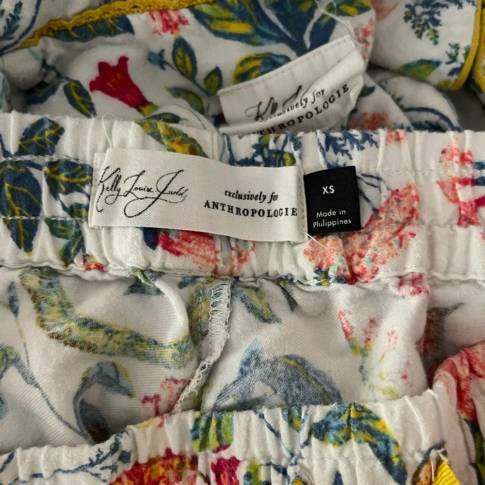 Anthropology X Small flannel Perfect Condition,Animal Print pajamas - Picture 8 of 8